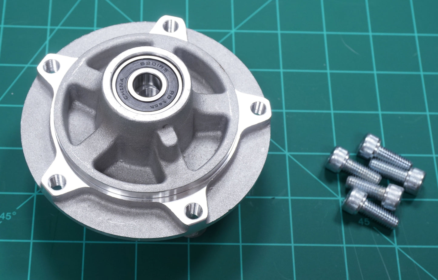 Disc brake hub for Puch 5 star wheels.